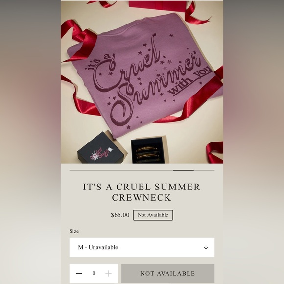 ISO - it’s a cruel summer crewneck - Picture 3 of 3